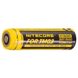 Accus Li-ion 18650 pour TM03 Nitecore