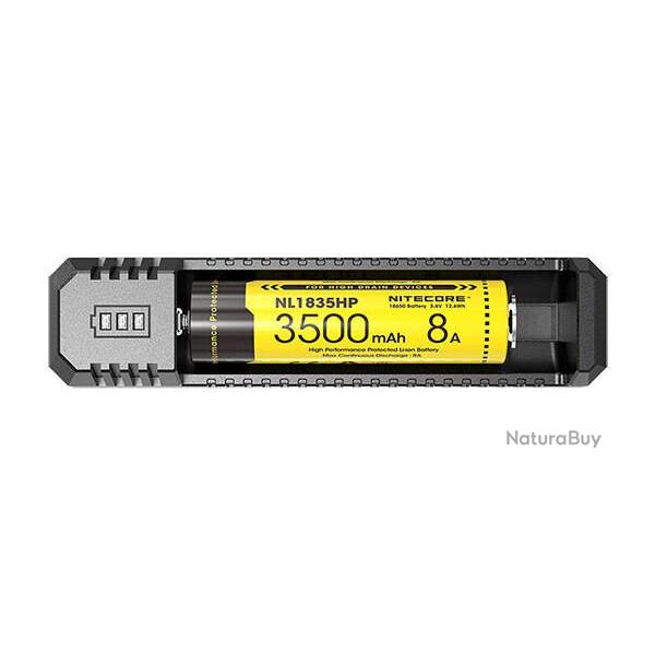 Chargeur micro-USB 1 accu Nitecore
