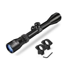 Lunette CVLife Foxspook 3-9x40 avec colliers 11mm pour queue d'aronde (R&eacute;ticule Crosshair R4)