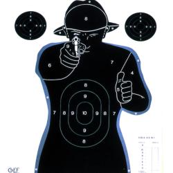 CIBLE HUMAINE EN PAPIER