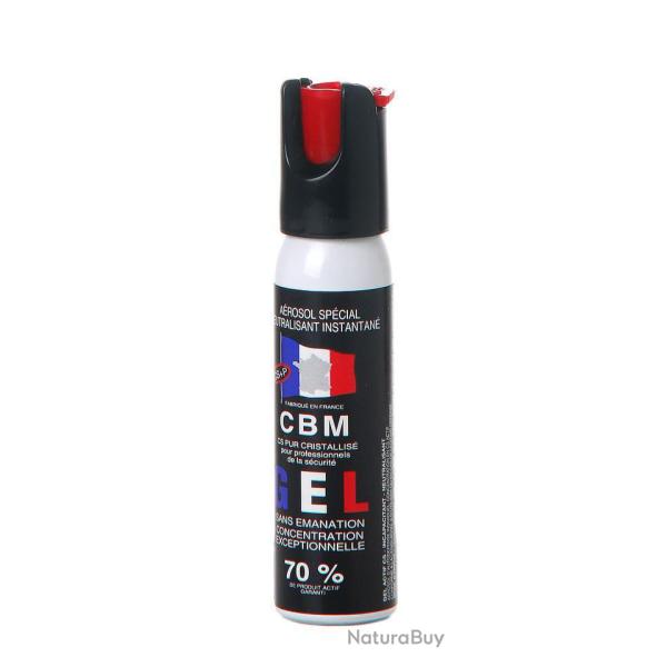 BOMBE GEL DEFENSE CS CAPOT 1/4 DE TOUR 25ML