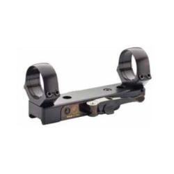 MONTAGE AMOVIBLE RAIL 22MM TACTICAL AVEC ANNEAUX 30MM H7.5MM