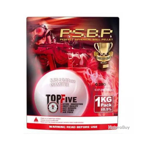 BILLES 0.20G G&G PERFECT EN SACHET DE 1KG