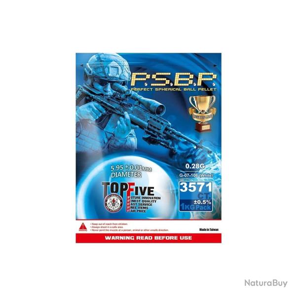 BILLES 0.28G G&G PERFECT EN SACHET DE 1KG