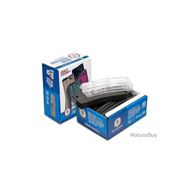 PACK DE 5 CHARGEURS 79 CPS GR16 NOIR