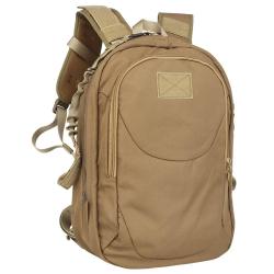 SAC A DOS TRANSFORMABLE EN GILET TAN