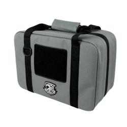 MALLETTE SEMI-RIGIDE DOUBLE PISTOLET GRISE