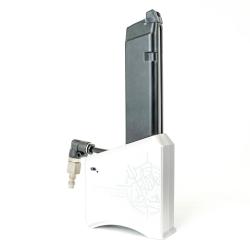 ADAPTATEUR HPA GBB CHARGEUR M4 CHROME