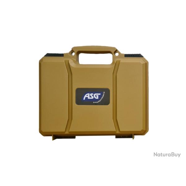 MALLETTE RIGIDE PVC ASG 31CM TAN