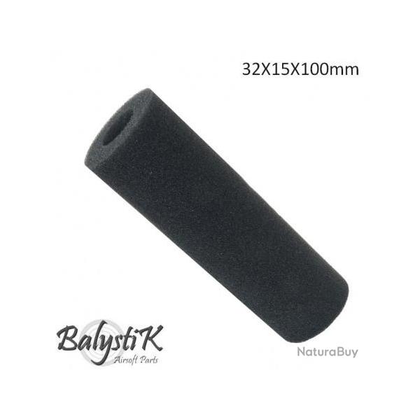 MOUSSE POUR SILENCIEUX 32X15X100MM - BALYSTIK