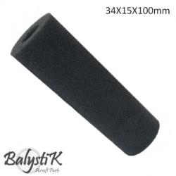 MOUSSE POUR SILENCIEUX 34X15X100MM - BALYSTIK
