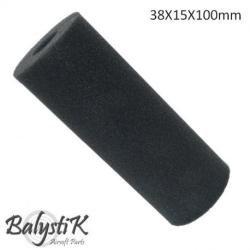 MOUSSE POUR SILENCIEUX 38X15X100MM - BALYSTIK