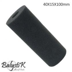 MOUSSE POUR SILENCIEUX 40X15X100MM - BALYSTIK