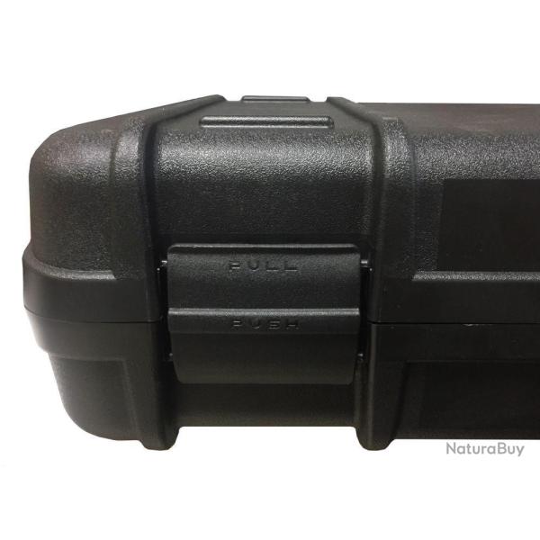 MALLETTE NOIRE PLASTIQUE 117X12X29CM ASG