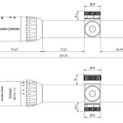 LUNETTE STRATOS LMC FD0 1 1-5X24 SCHMIDT & BENDER