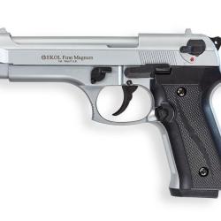 PISTOLET FIRAT MAGNUM CHROME 9MM PA EKOL