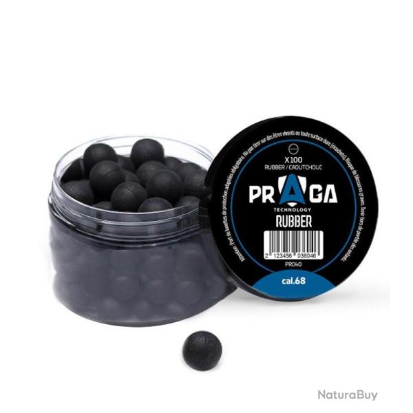 BILLES EN CAOUTCHOUC CAL 68 X100 PRAGA TECHNOLOGY