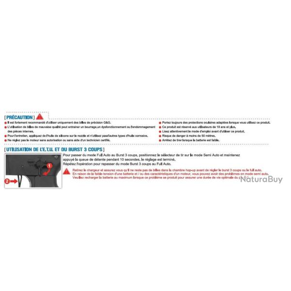 ARP556 NOIR AEG G G ARMAMENT G&G ARMAMENT