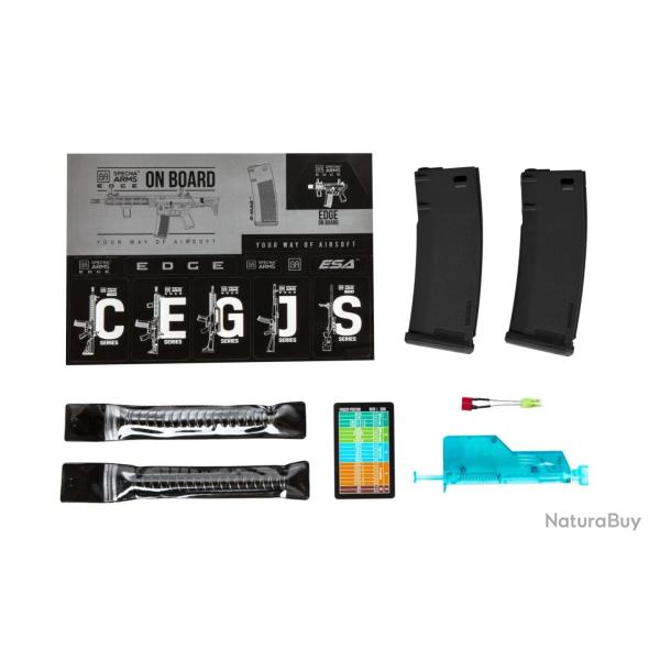 REPLIQUE LONGUE 6MM SA-P23 PRIME HAL BRUSHLESS NOIRE SPECNA ARMS