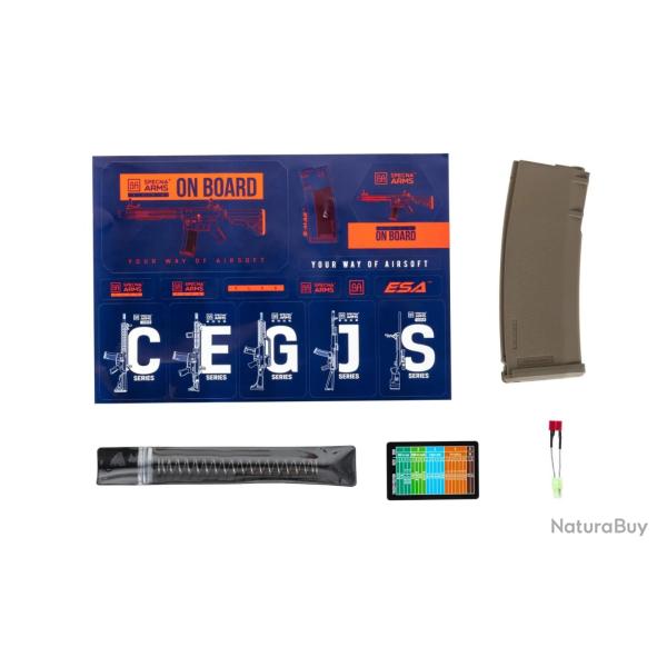 REPLIQUE LONGUE 6MM SA-F08 FLEX HAL G2 TAN SPECNA ARMS