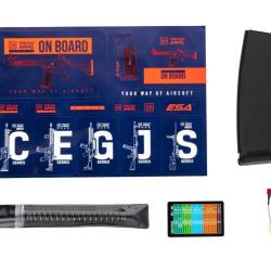 REPLIQUE LONGUE 6MM SA-F09 FLEX HAL G2 NOIRE SPECNA ARMS