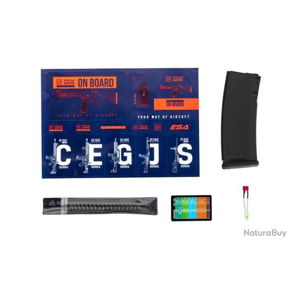 REPLIQUE LONGUE 6MM SA-F09 FLEX HAL G2 NOIRE SPECNA ARMS