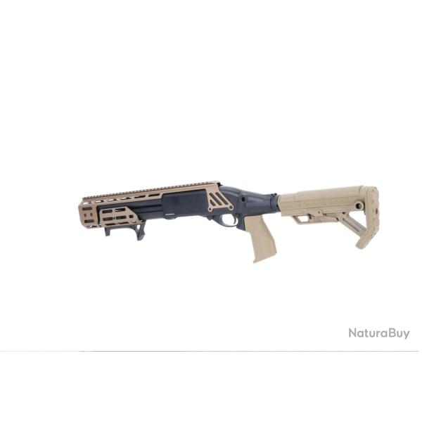 FUSIL A POMPE 6MM SA-VGS2 VAPOR NOIR ET TAN SPECNA ARMS