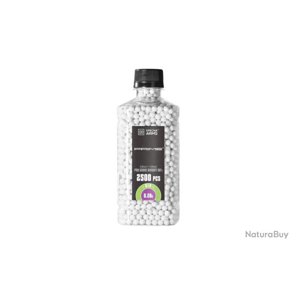 BILLES BIO 0 20G PRIME EN BOUTEILLE DE 2500 SPECNA ARMS