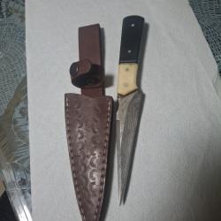 Couteau de collection lame de DAMAS