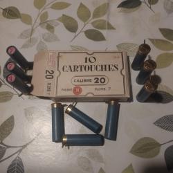 Bo&icirc;te de cartouches a broche Cal 20 a