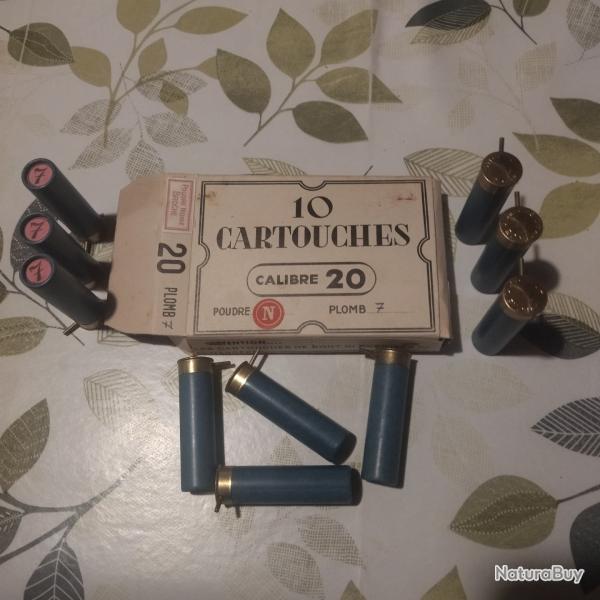 Bo�te de cartouches a broche Cal 20 a