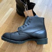 Chaussures Rangers Armée Sillans - Taille 45, Cuir Noir - Occasion Très Bon état