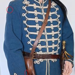 DOLMAN du 10 R&Eacute;GIMENT de HUSSARD, mod&egrave;le 1872.   14 18