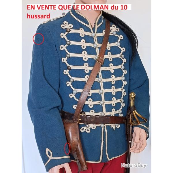 DOLMAN du 10 R�GIMENT de HUSSARD, mod�le 1872.   14 18
