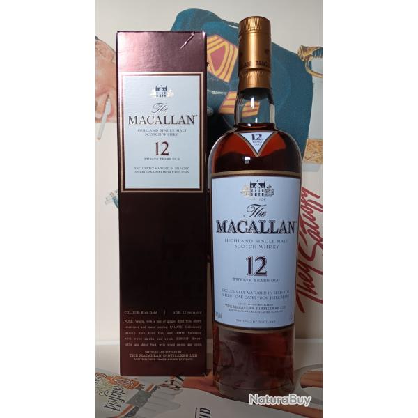 The Macallan 12 ans  sherry oak  cask