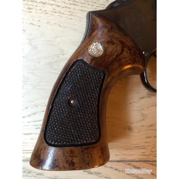 Belles plaquettes d'origine S&W K square butt