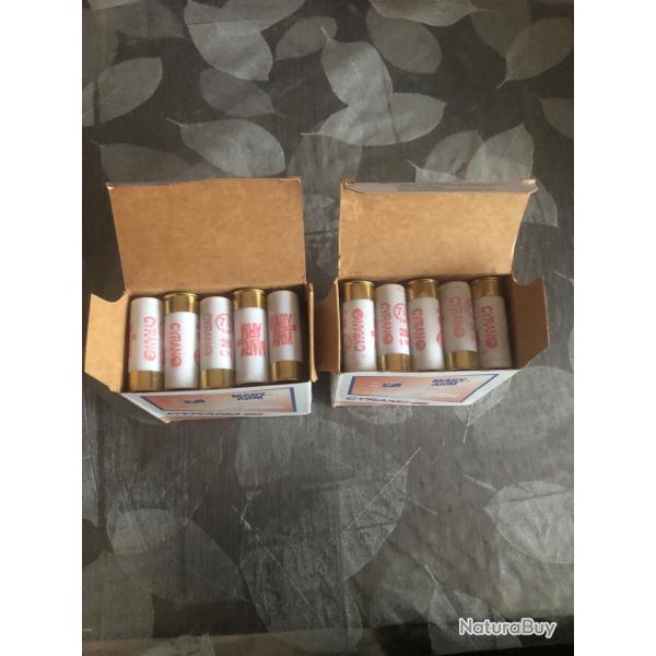 50 cartouches Mary arme cyrano 28  plombs 7,5