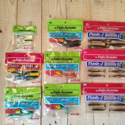Lot de 48 leurres souples FISH ARROW