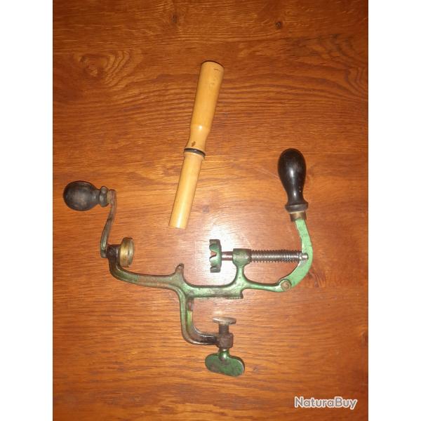 Outil de sertissage et bourroir cal 20