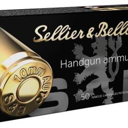 CARTOUCHES SELLIER BELLOT 10MM AUTO FMJ 180GR/11,7G