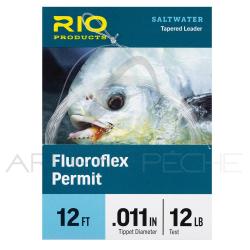Bas de ligne RIO Fluororflex Permit 12' (3,60m) 12LB