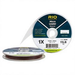 Fils nylon RIO Micro Leader marron (27m) 0.203mm - 3X