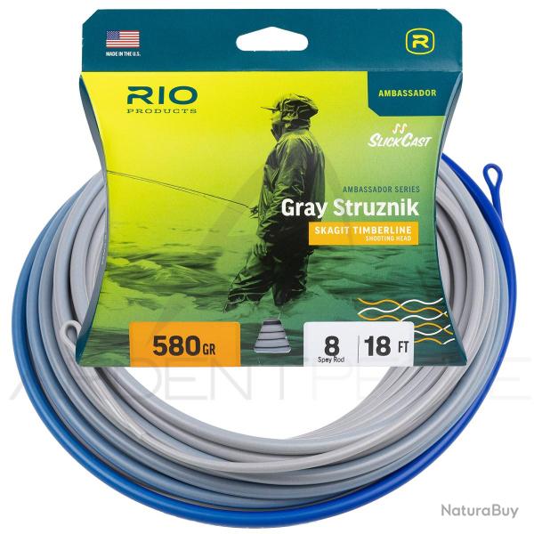 Soie RIO Skagit Ambassador Series Gray Struznik 7/8