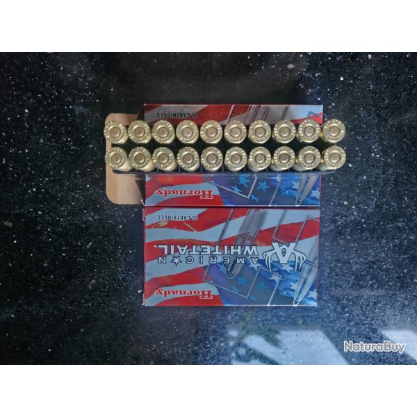 2.boites de balles 243 winchester Hornady interlock  100 grains