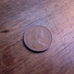 monnaie &eacute;lisabeth II  1 NEW penny  1971
