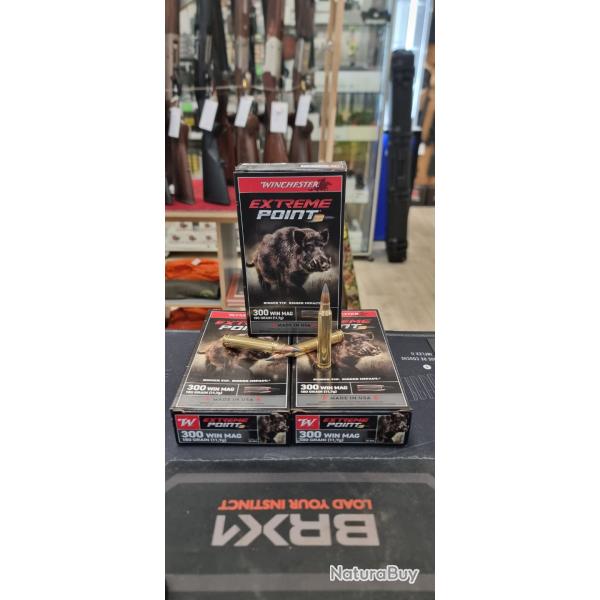 1 bte de 20 balles winchester 300 win extr�me point 180gr