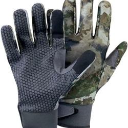 Gants &Eacute;t&eacute; Camouflage L&eacute;ger - Grip Silicone Antid&eacute;rapant - Tactile - Respirants & Stretch - Confort T