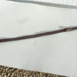 Bretelle cuir &eacute;pais avec &eacute;tui pour 3 balles