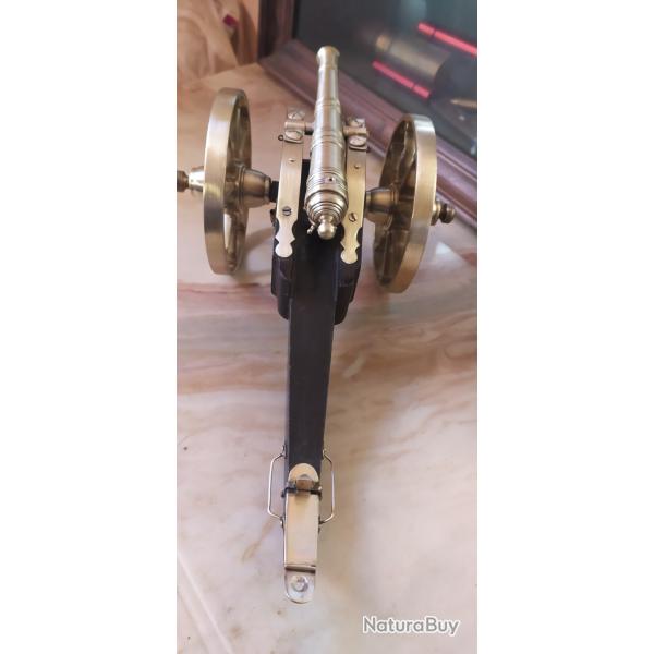 Superbe Canon d'artillerie a poudre noire