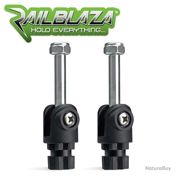 Fixation rame dame de nage Rowlock - Paire Noir